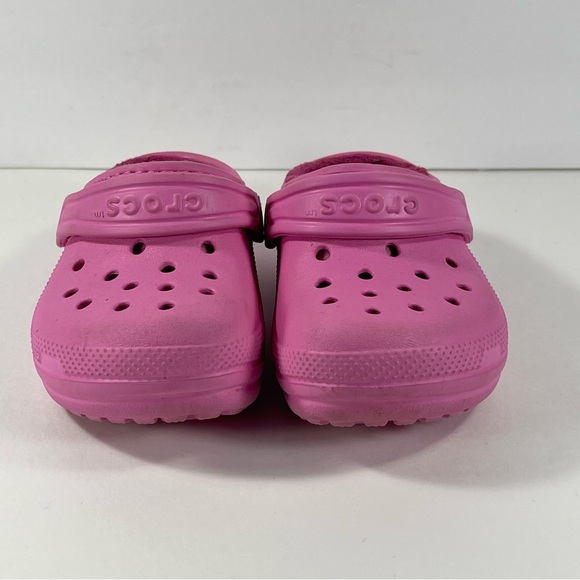 Croc’s Pink Toddler Classic Lined Clog - C5 - Picture 2 of 8